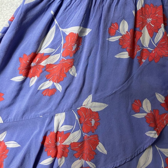 Express Purple Floral Dress - Picture 2 of 7